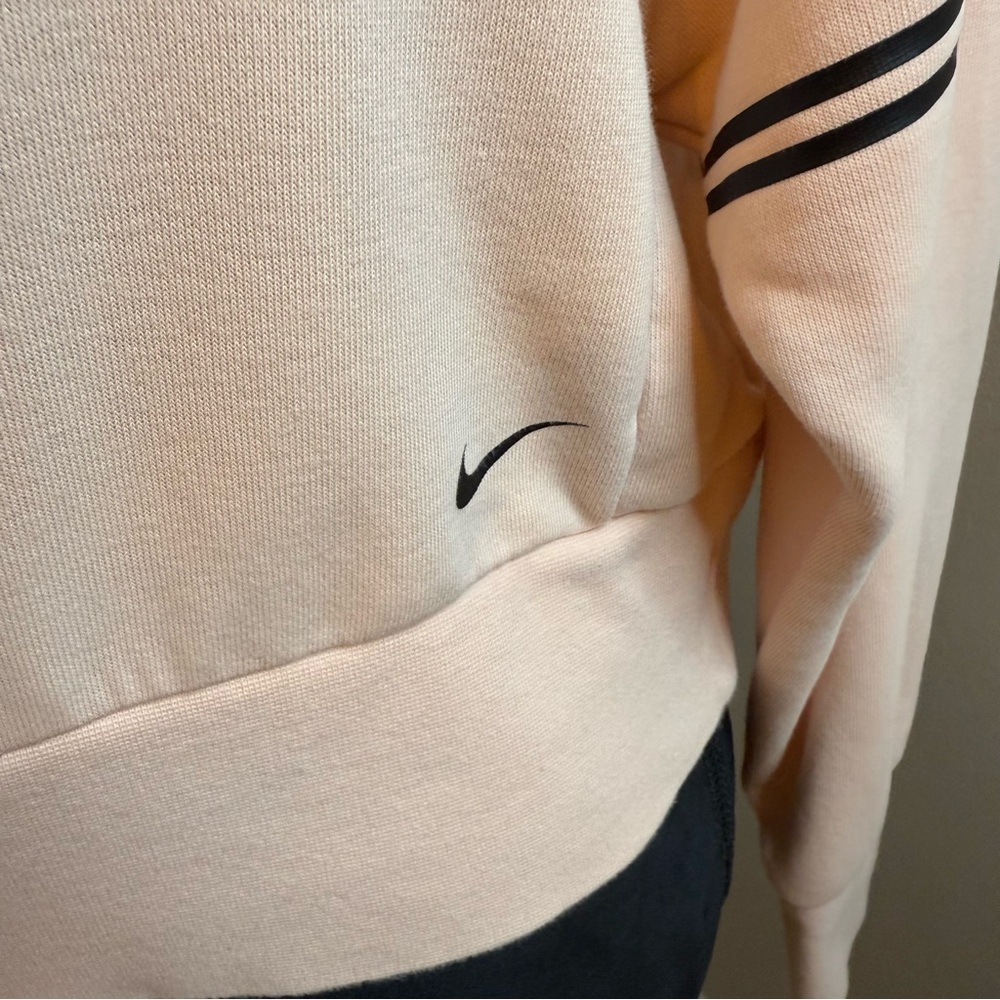 Nike Dr-Fit Pink Boxy Crop Sweatshirt Long Sleeve - Picture 7 of 8